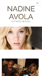 Mobile Screenshot of nadineavola.com